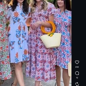 EUC Victoria Dunn Magnolia Flutter in Limone Sz Small